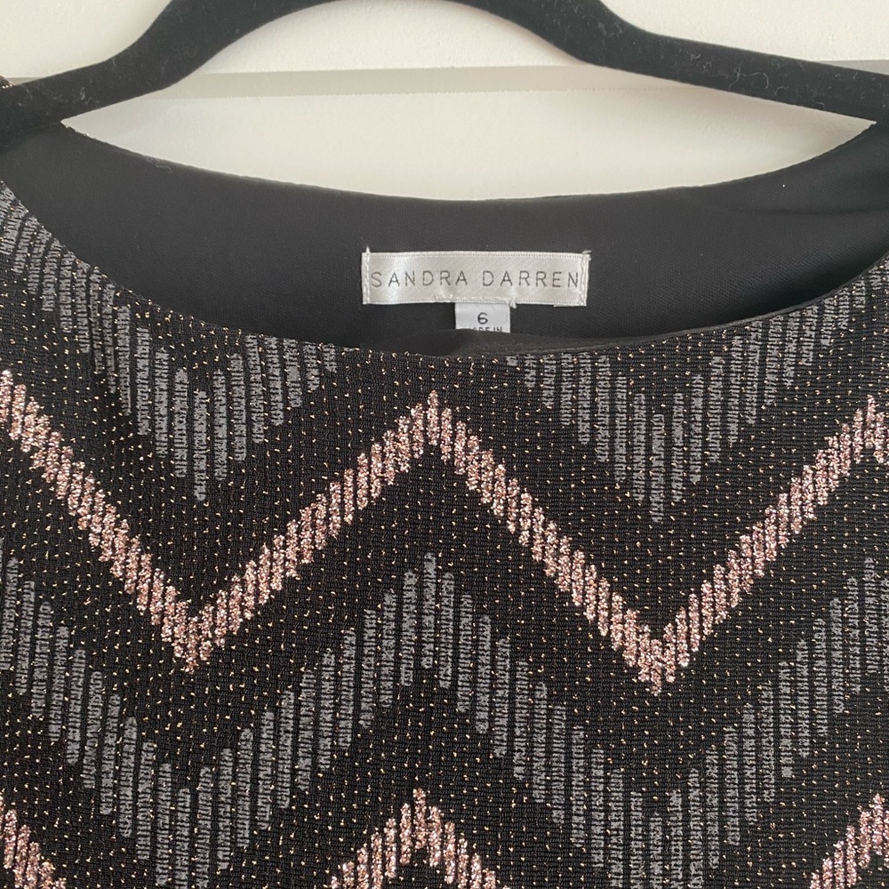 Black and gold sheath dress from Nordstrom